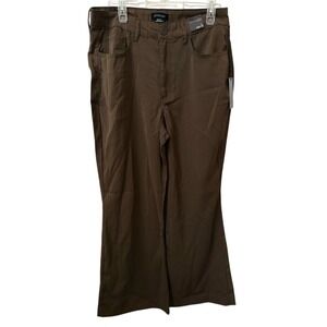 Dictionary Kia Extra High‎ Rise BootcutTrouser Pant Brown 8/10